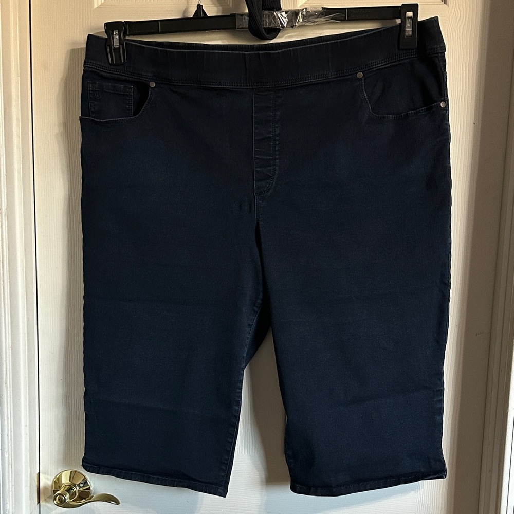 Women’s Gloria Vanderbilt Avery stretch skimmers size 22W Capri 22